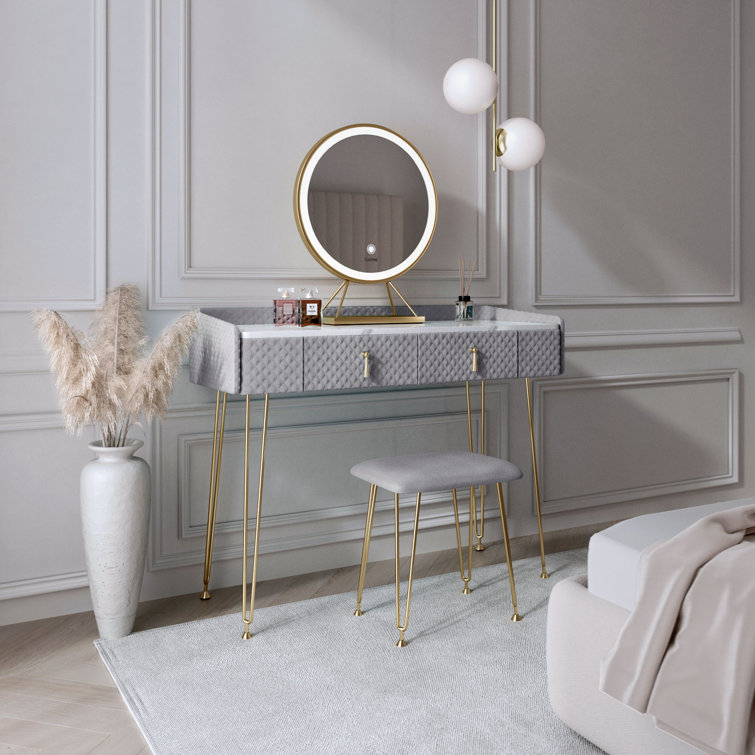 Marble makeup online table